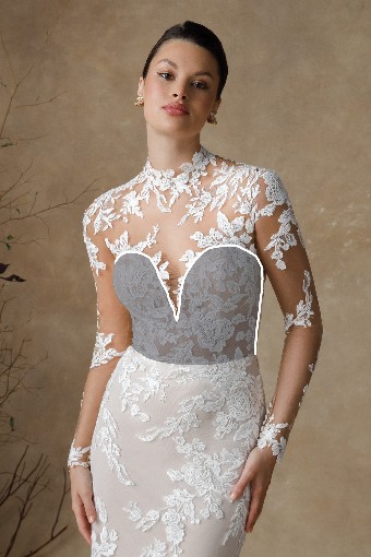 Justin Alexander 88334 #7 Nude/Ivory/Latte thumbnail