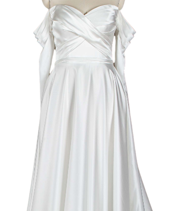 Carlo & E A8123 #1 default Ivory Charmeuse thumbnail