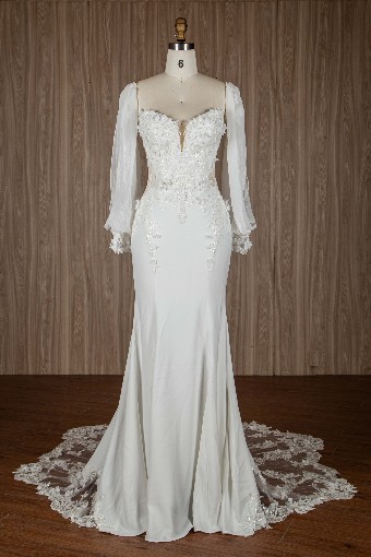 Carlo & E P9167 #1 Ivory Crepe thumbnail