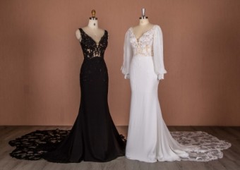 Carlo & E A8089 #0 default Ivory/Nude Tulle/Ivory Crepe thumbnail