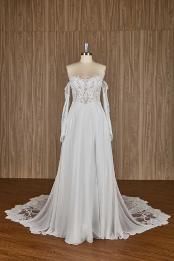 Carlo & E A8144 #0 default Ivory/Ivory Bodice/Ivory thumbnail