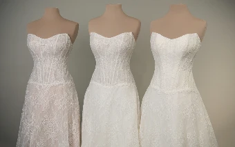 Essense of Australia Jolie #3 default (IV-RM) IVORY LACE TULLE AND ROYAL ORGANZA OVER RUM GOWN thumbnail