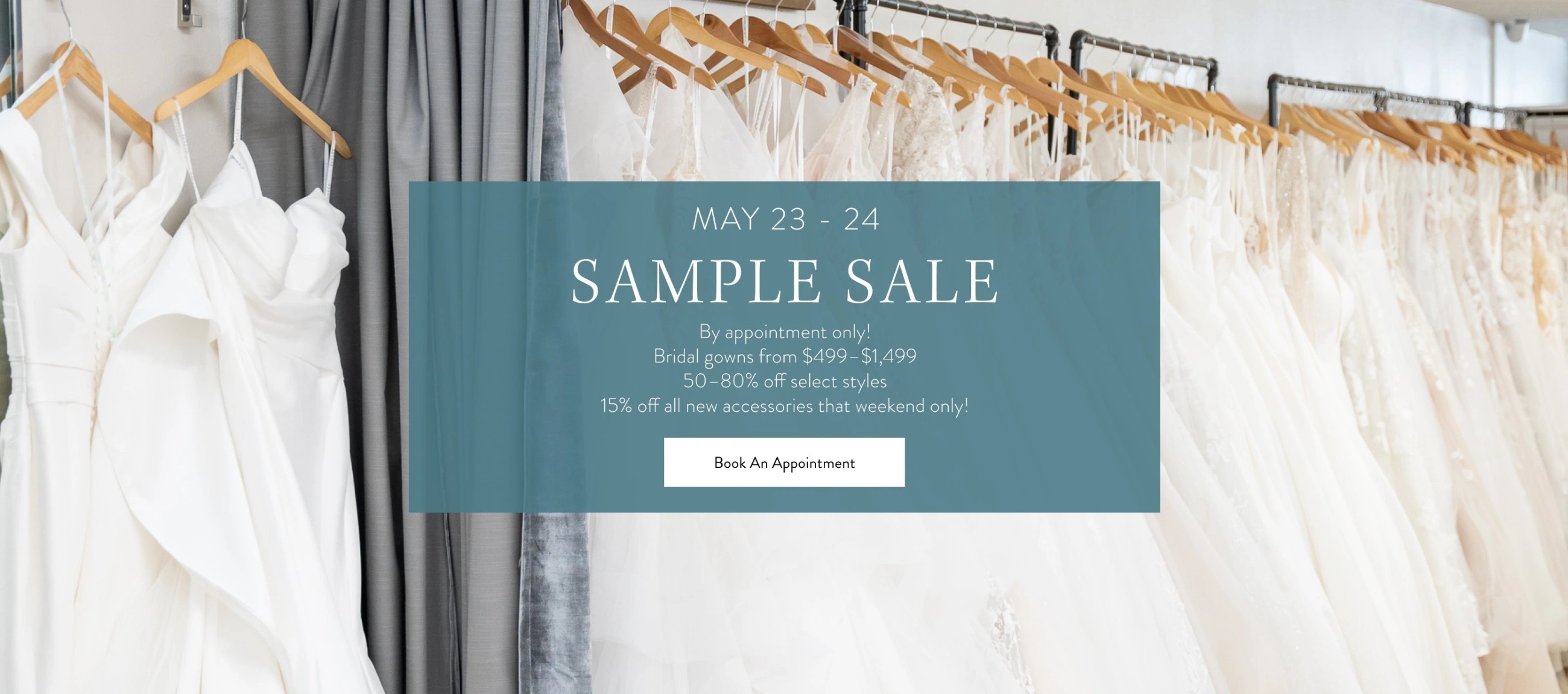 Fort Myers sample sale desktop banner