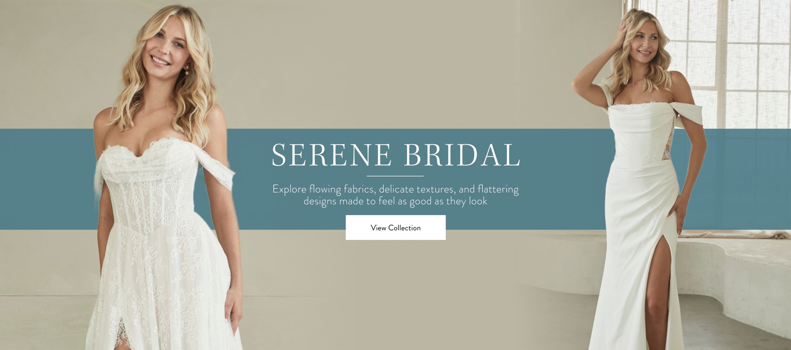 Serene Bridal Banner