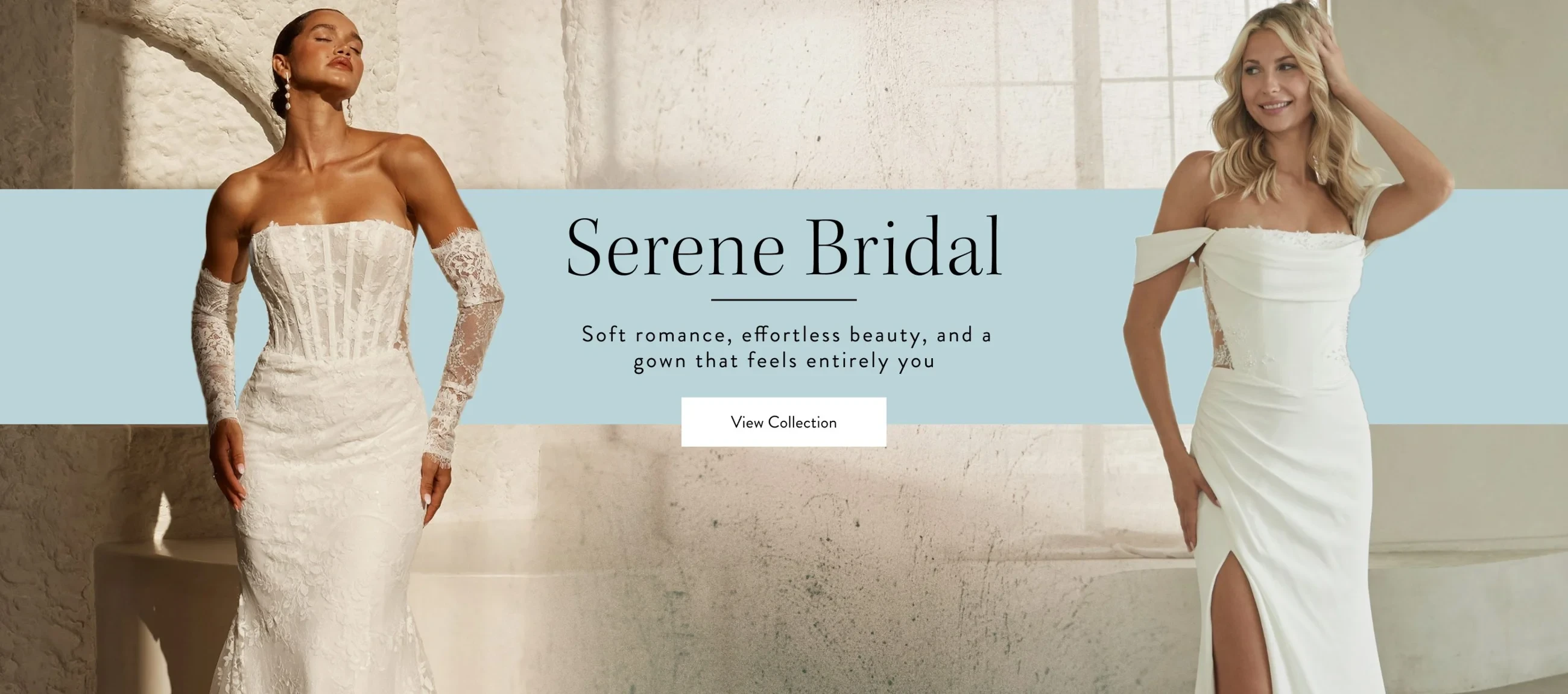 Serene Bridal Banner