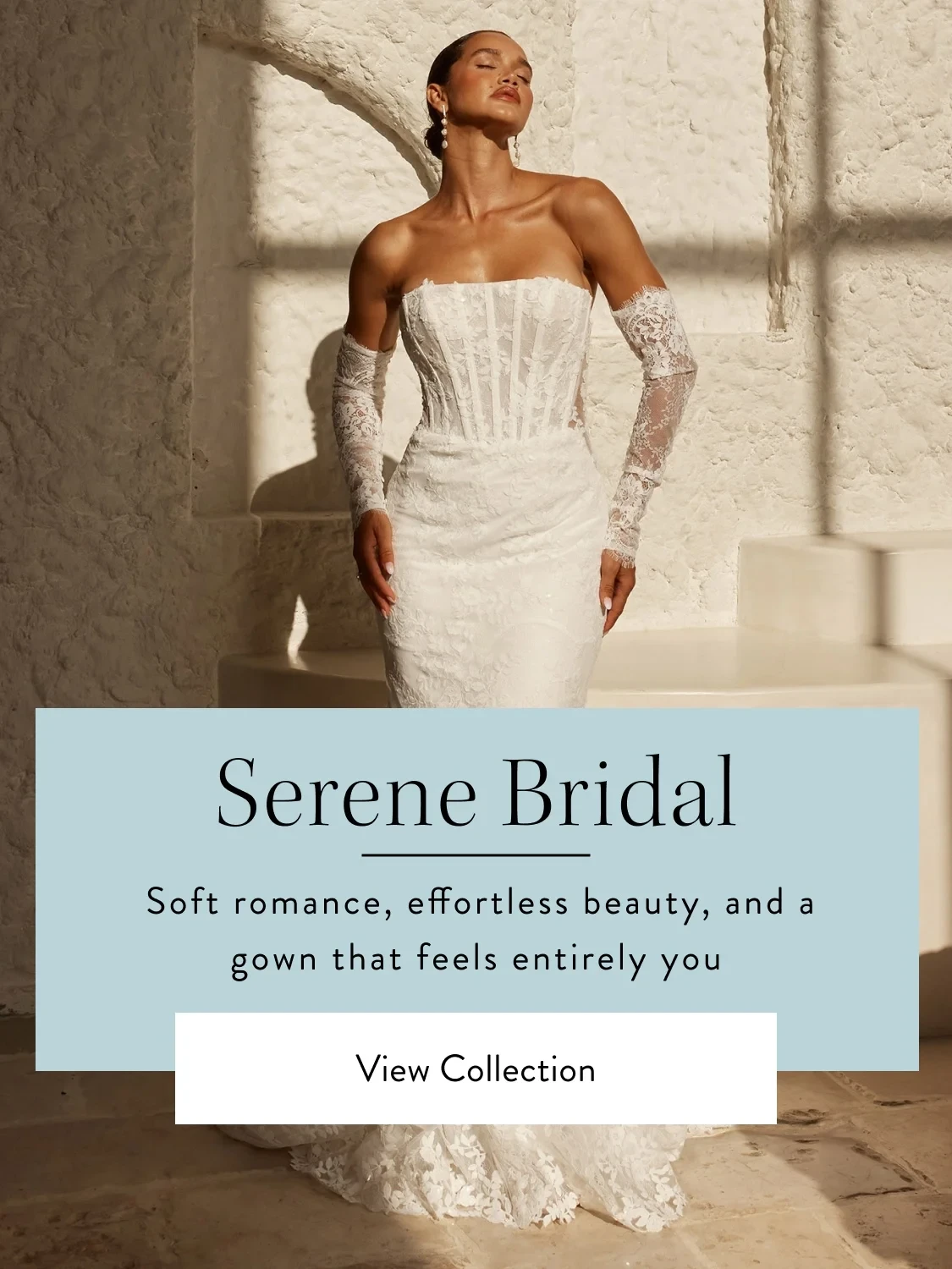 Serene Bridal Banner
